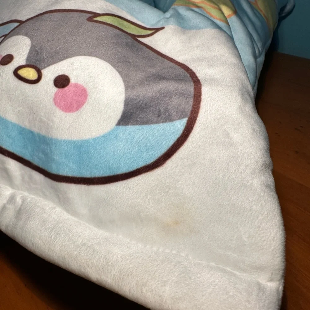 Kawaii Tactile Squishie Anime Sleep & Play Plush Penguins in Pillow ~ Set of 8